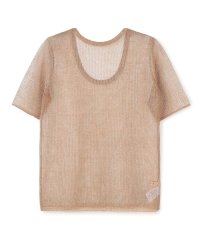 BACCA/オーロラフィルム リネンカットソー/508160403