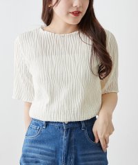 NICE CLAUP/OLIVE des OLIVE OUTLET/【選べるデザイン】ウェーブジャガードプルオーバー/508160415