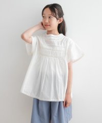 URBAN RESEARCH DOORS（Kids）/『WEB/一部店舗限定』ハシゴレースシャーリングブラウス(KIDS)/508160455