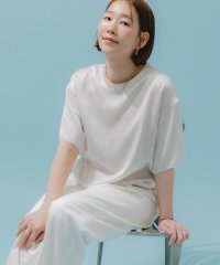 URBAN RESEARCH ROSSO/F by ROSSO　ウォッシャブルサテンTシャツ/508160466