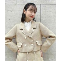 F.i.n.t/フィント F i.n.t 【洗える】 パイピングツイードジャケット/508160839