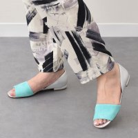 INTER-CHAUSSURES　IMPORT/インターショシュール INTER－CHAUSSURES 異素材コンビオープントウパンプス/508160894