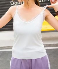aimoha/アイモハ aimoha レースディテールキャミソール/508161045