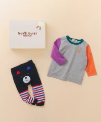 MIKI HOUSE HOT BISCUITS/長袖Tシャツ＆スパッツセット【BOX付き】/506059602