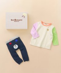 MIKI HOUSE HOT BISCUITS/長袖Tシャツ＆スパッツセット【BOX付き】/506059602