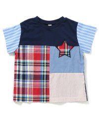 apres les cours/【リンク】パッチワークスターTシャツ/507892607