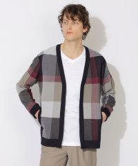 BLACK LABEL CRESTBRIDGE/【WEB・一部店舗限定】クレストブリッジチェックインレーキナガシカーディガン/508035638