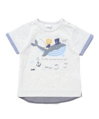 fillot de bebe reduction/クジラライオン釣りTシャツ(70~90cm)/508094144