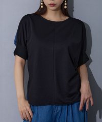 NICOLE white/異素材切り替えTEE/508128429