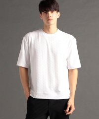 MONSIEUR NICOLE/グラフィックジャカード クルーネックTシャツ/508128449