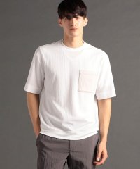 MONSIEUR NICOLE/ワッシャーストレッチ クルーネックTシャツ/508128451