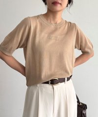 fredy emue/シアー刺繍ロゴニットプルオーバー/508159347