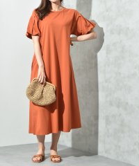 INTERPLANET/インタープラネット INTERPLANET 【接触冷感】バルーンスリーブカットワンピース/508159646