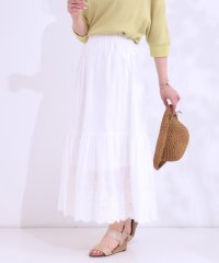 SHOO・LA・RUE/スカラップレースが華やか コットンティアードスカート/508160606