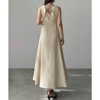 Louere/ルエレ Louere Louere バックオープンノースリーブフレアワンピース/508161592