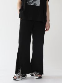 LASUD/ラシュッド LASUD ストレッチフレアスリットパンツ/508161818