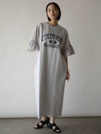 RADIATE/ラディエイト RADIATE フレアスリーブスウェットロゴワンピース/508161825