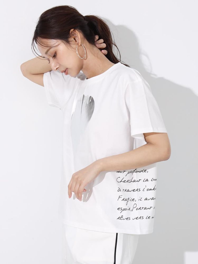 スコットクラブ SCOTCLUB 箔ハートプリントTシャツ(508161826