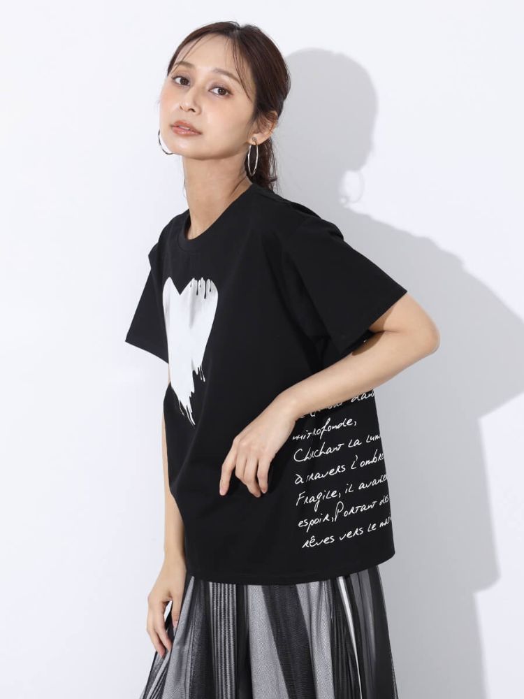 スコットクラブ SCOTCLUB 箔ハートプリントTシャツ(508161826