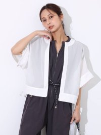SCOTCLUB/スコットクラブ SCOTCLUB 布帛×メッシュジップブルゾン/508161829