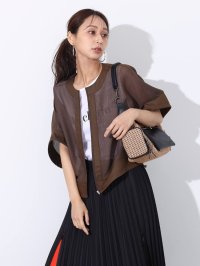 SCOTCLUB/スコットクラブ SCOTCLUB 布帛×メッシュジップブルゾン/508161829