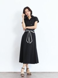FENNEL/フェンネル FENNEL パイピングリボン付きワンピース/508161848