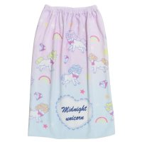 cinemacollection/シネマコレクション cinemacollection サンハート ラップタオル 80丈マキタオル 80cm丈巻き巻きタオル ユニコーンミッドナイト 丸眞 海プー/508162346