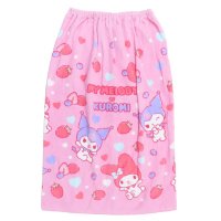 cinemacollection/シネマコレクション cinemacollection マイメロディ ラップタオル 80丈マキタオル 80cm丈巻き巻きタオル ストロベリーキュート サンリオ 丸/508162374