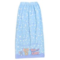 cinemacollection/シネマコレクション cinemacollection トムとジェリー ラップタオル 100丈マキタオル 100cm丈巻き巻きタオル あわあわブルー ワーナーブラ/508162378