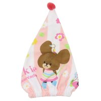 cinemacollection/シネマコレクション cinemacollection くまのがっこう キャップタオル マイクロキャップタオル お花といっしょに 丸眞 ヘアドライタオル帽子 お風/508162379