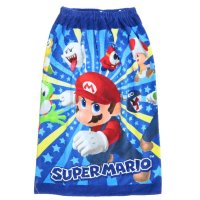 cinemacollection/シネマコレクション cinemacollection スーパーマリオ ラップタオル 80丈マキタオル 80cm丈巻き巻きタオル スターチェイス 丸眞 海プール /508162380