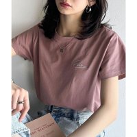 Classical Elf/クラシカルエルフ Classical Elf こなれ感たっぷり。オーガニックコットン100％胸元PAEAN刺繍Tシャツ(半袖)/508162503