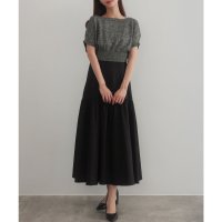 CENEA/セネア CENEA CENEA スパンコールショートニット＋ティアードキャミワンピース set/508162514