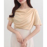 CENEA/セネア CENEA CENEA ドレープ半袖トップス/508162518