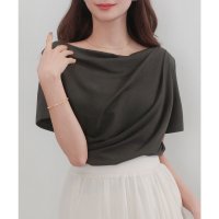 CENEA/セネア CENEA CENEA ドレープ半袖トップス/508162518