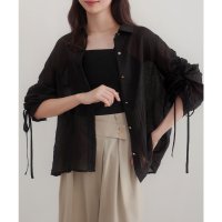 CENEA/セネア CENEA CENEA 袖リボンドロストシャツブラウス/508162524