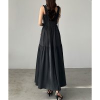Louere/ルエレ Louere Louere フリルショルダーシャーリングキャミワンピース【一部ペチスカートSET】/508162537