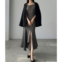 Louere/ルエレ Louere Louere イレヘム深スリットマーメイドキャミワンピース/508162539