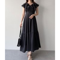 mipiarl/ミピアール mipiarl mipiarl フリルスリーブティアードワンピース/508162550