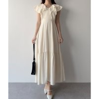 mipiarl/ミピアール mipiarl mipiarl フリルスリーブティアードワンピース/508162550