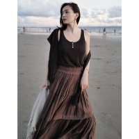 anuans/アニュアンス anuans Italy Linenヘンリーネックニットタンク/508162902
