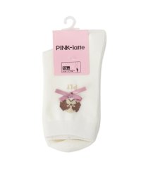 PINK-latte/ワンちゃんリボンショートソックス/508162975