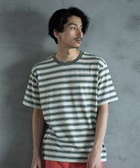 RATTLE TRAP/ジャガードボーダーTシャツ/508163306