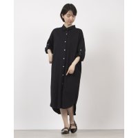 FINE (Rename)/ファイン FINE 袖タブ付きロールUPアクセントシャツワンピース/508163431