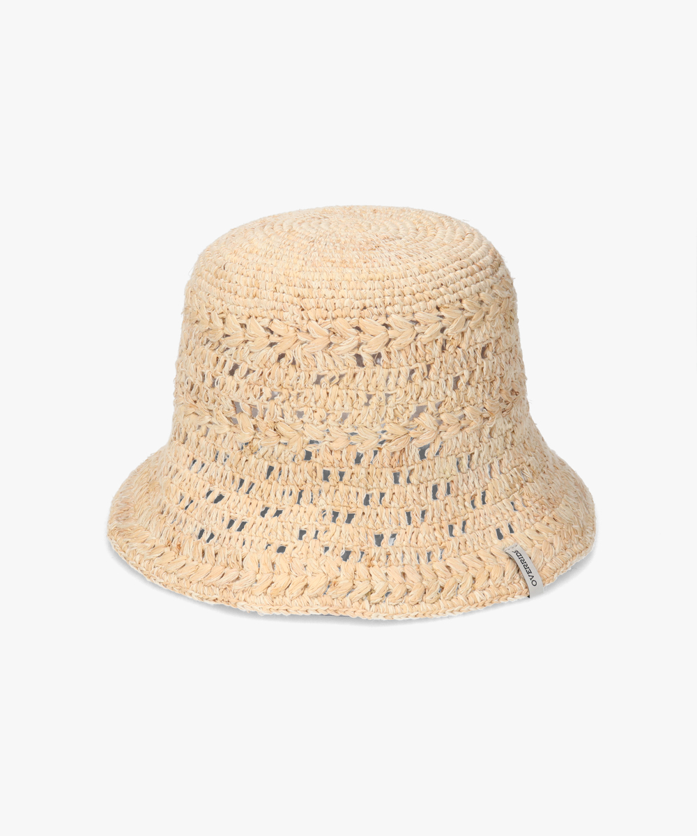 HA1282 OVERRIDE RAFFIA クロシェット MANISH 帽子 HA1282 OVERRIDE RAFFIA クロシェット MANISH 帽子 - メルカリ