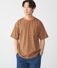 SHIPS MEN/SHIPS: マイクロ ボーダー リンガー Tシャツ/508163536