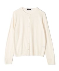 SHIPS WOMEN/SHIPS Primary Navy Label:シルク リネン ハイ ボタン カーディガン/508163539