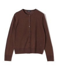 SHIPS WOMEN/SHIPS Primary Navy Label:シルク リネン ハイ ボタン カーディガン/508163539