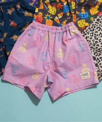 BREEZE/水陸両用総柄アクティブパンツ_UVカット_撥水加工 4分丈  4分丈/508013254