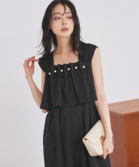 RUIRUE BOUTIQUE/ルイルエブティック RUIRUE BOUTIQUE フロントパールフレアサロペット/508124587